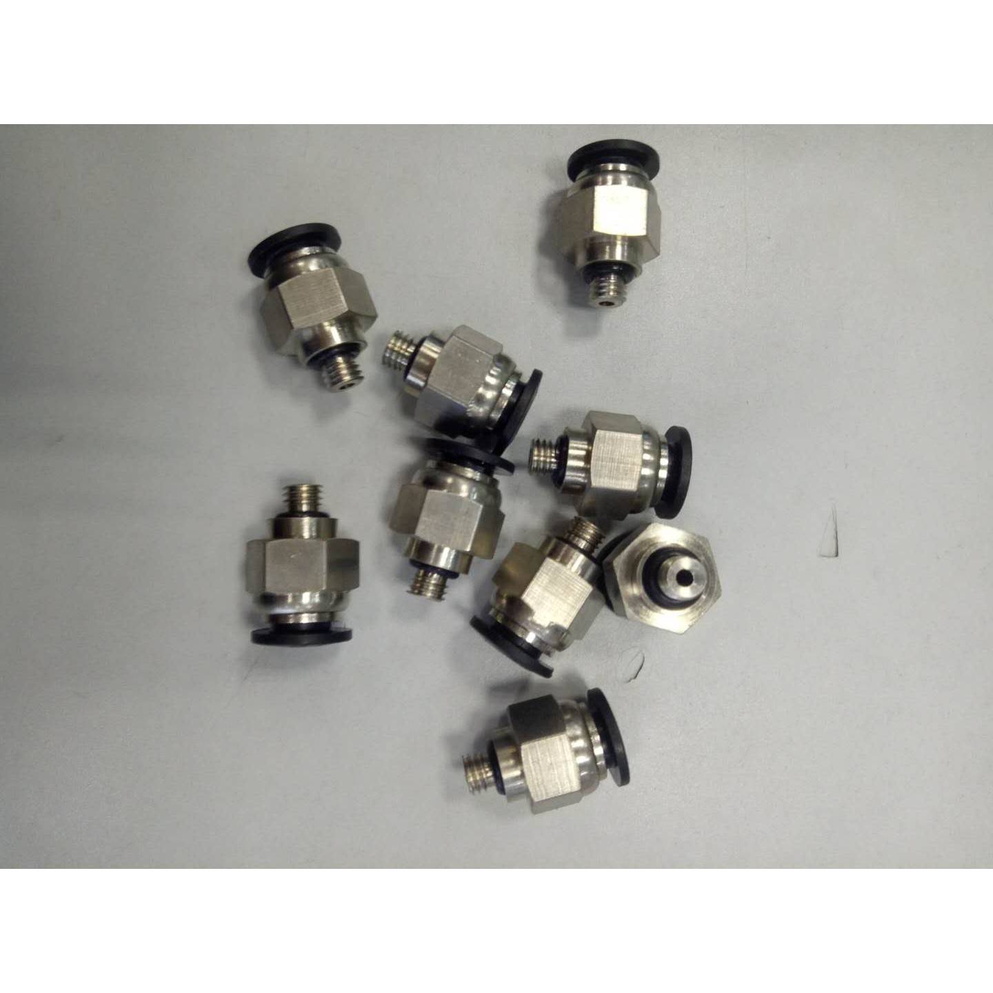 M5快插气管接头 气动元件 气接头高品质 直通 弯头 机械手配件