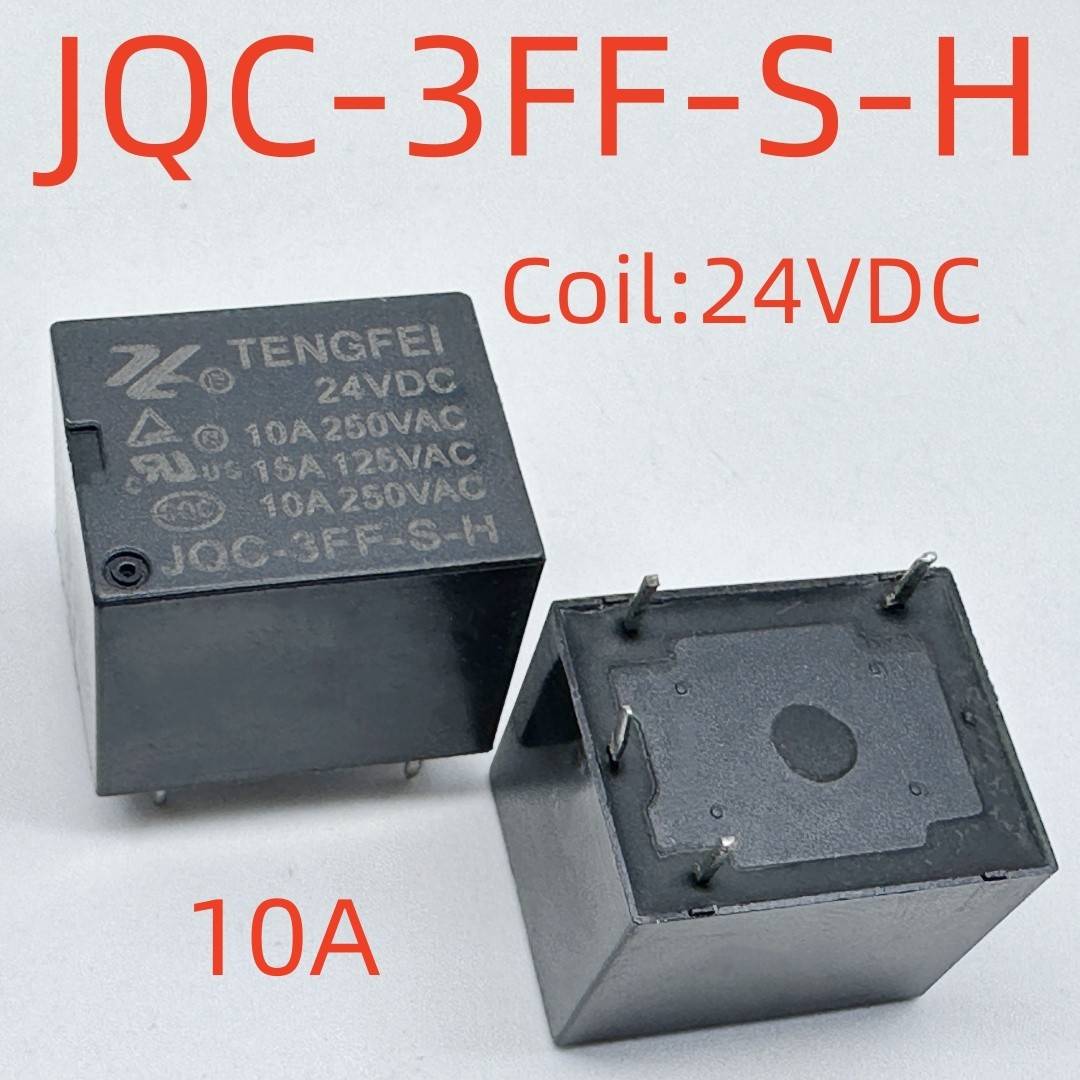 全新 4脚 10A 继电器 JQC-3FF-S-H/HZ 5V/9V/12V/24VDC T73A