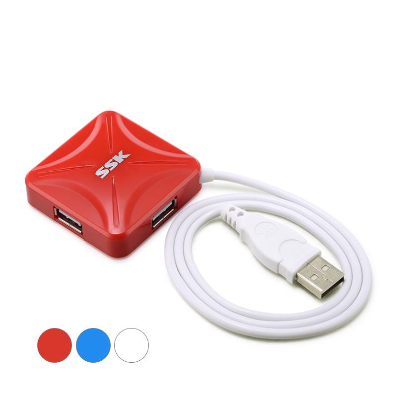 飚王ssk SHU027烽火HUB/USB转接器 1个usb口转4个usb口电脑扩展口