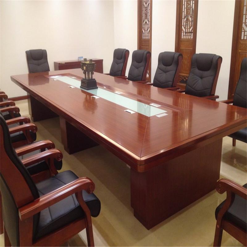 需定制办公家具长方形大型会议桌加厚长条桌洽谈桌简约现代办公桌