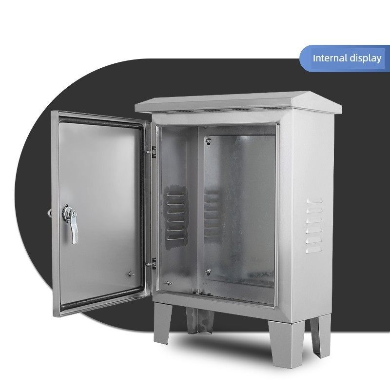室外304不锈钢配电箱落地式防雨控制箱带脚监控箱施工现场设备箱,电子/电工,强电布线箱,淘宝优惠券,粉丝福利购,淘宝优惠卷