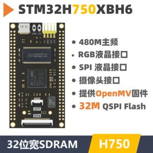 STM32H750XBH6开发板 核心板 反客 视觉采集 替代743兼容openMV