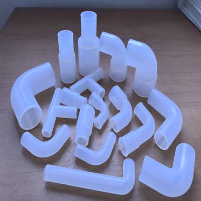 硅胶软弯管接头硬管直角转弯连接器耐高温高弹性硅胶软弯管连接头
