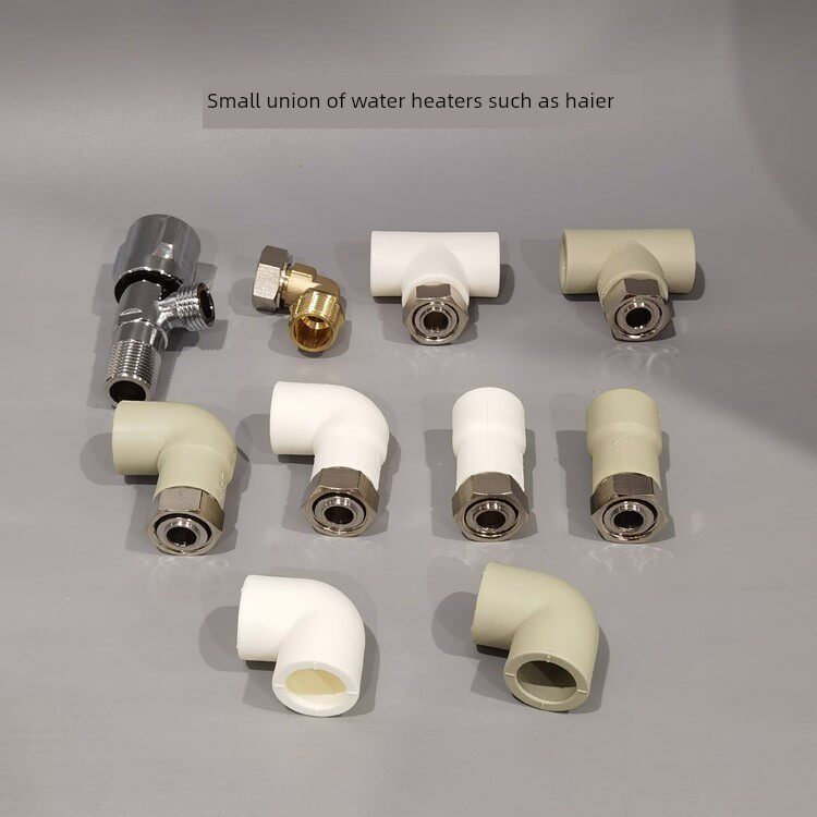 金德precat Ppr接头热水器专用Ppr管件角阀水管弯头接头铜弯头接