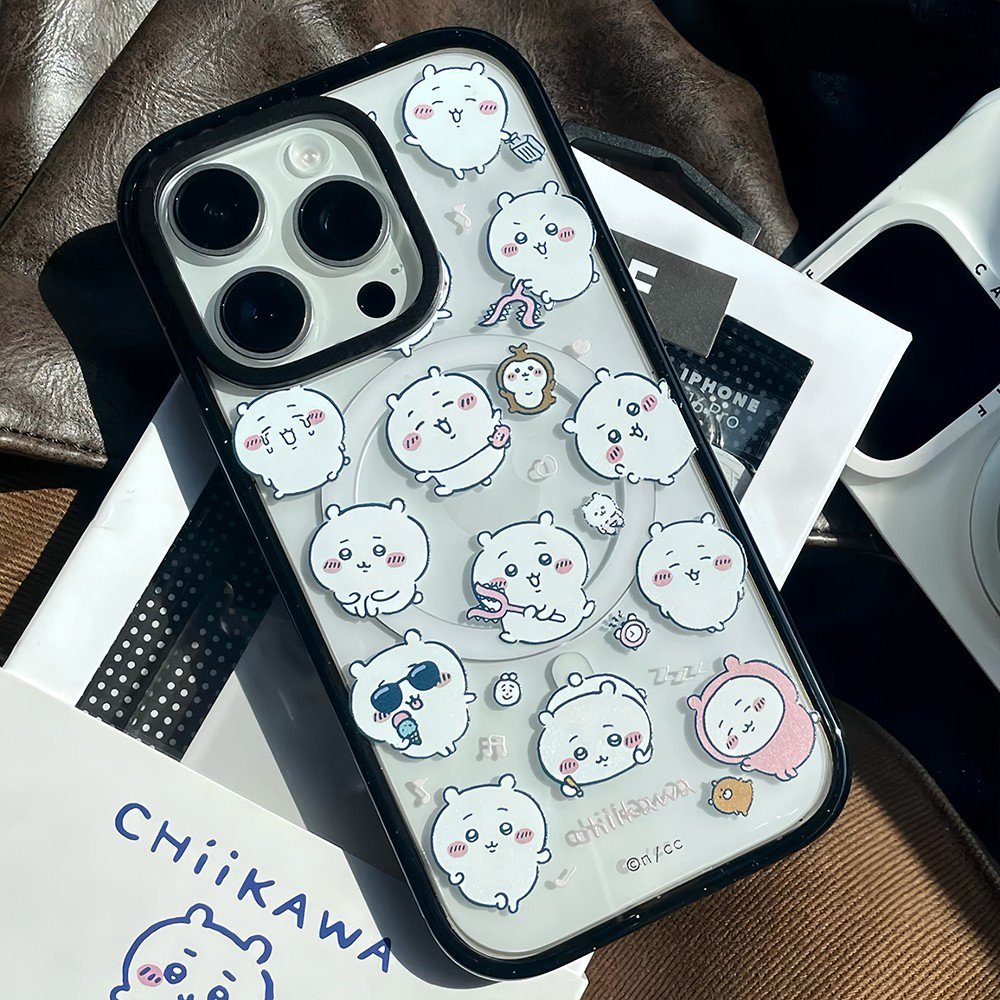 caseti手机壳联名chiikawa吉伊卡哇适用iPhone16Promax苹果15新款14乌萨奇小八13Pro磁吸MagSafe华强北代购12