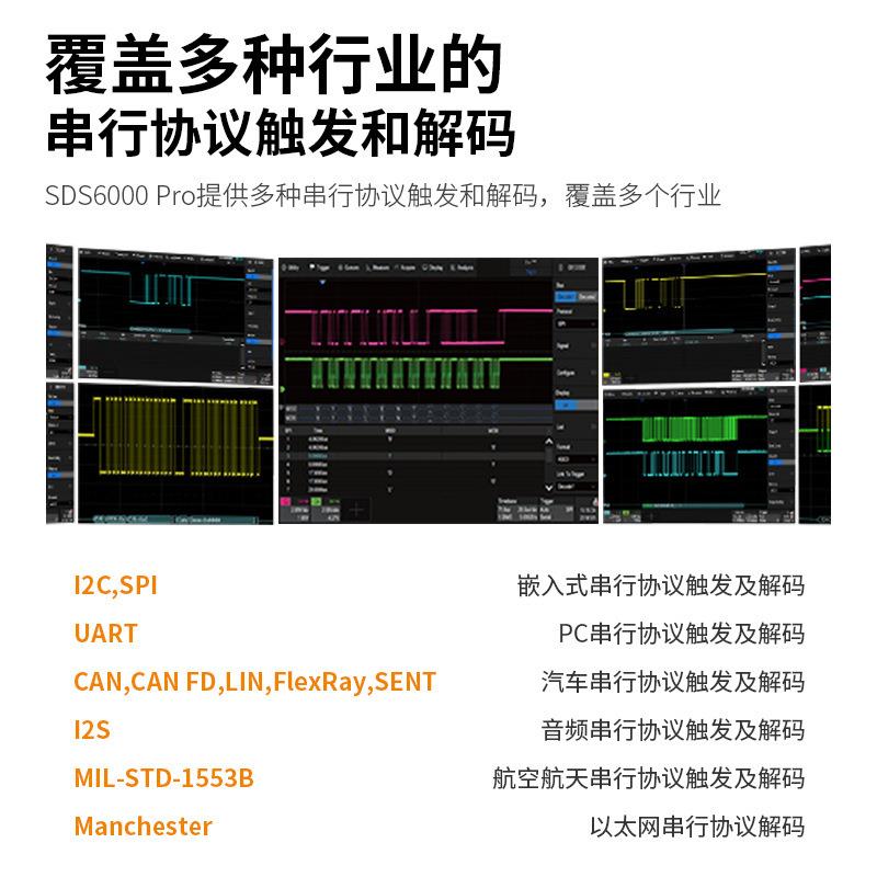 siglent鼎阳示波器SDS6000L/Pro系列选件配件部分可通用