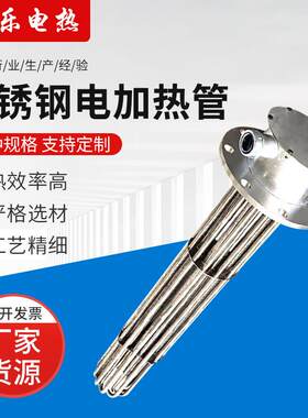 304法兰阻爆型加热管锅炉加热棒导热烧水棒发热管不锈钢电加热管