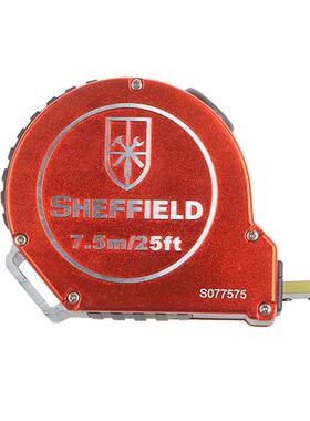 钢盾铝合金公英制自锁钢卷尺3米5米7.5米S077503S077505S077575