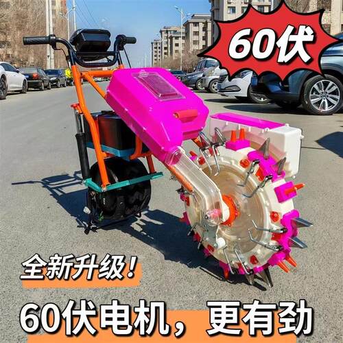 新款60伏玉米播种升级电动助力器播种机自动种地神器大豆花生