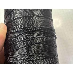 耐高温130度强度高0.5mm粗黑白色不散口9股邦迪尼龙绳高级缝纫线