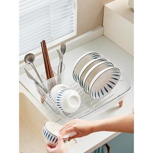 碗碟盘餐具家用碗架沥水碗碟架大 碗筷收纳盒碗柜厨房沥水放碗箱装