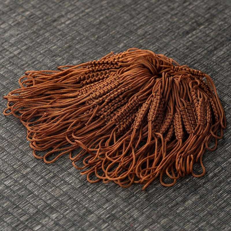 直销新款纯手工编织茶壶水杯绳功夫茶具配件茶道零配茶壶盖绳子系