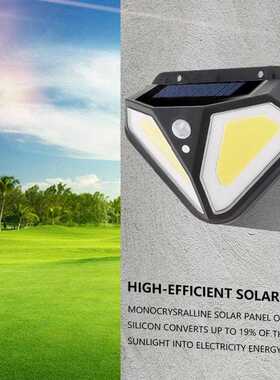 直销新款领派新款壁灯四面102LED人体感应灯户外庭院花园别墅壁灯