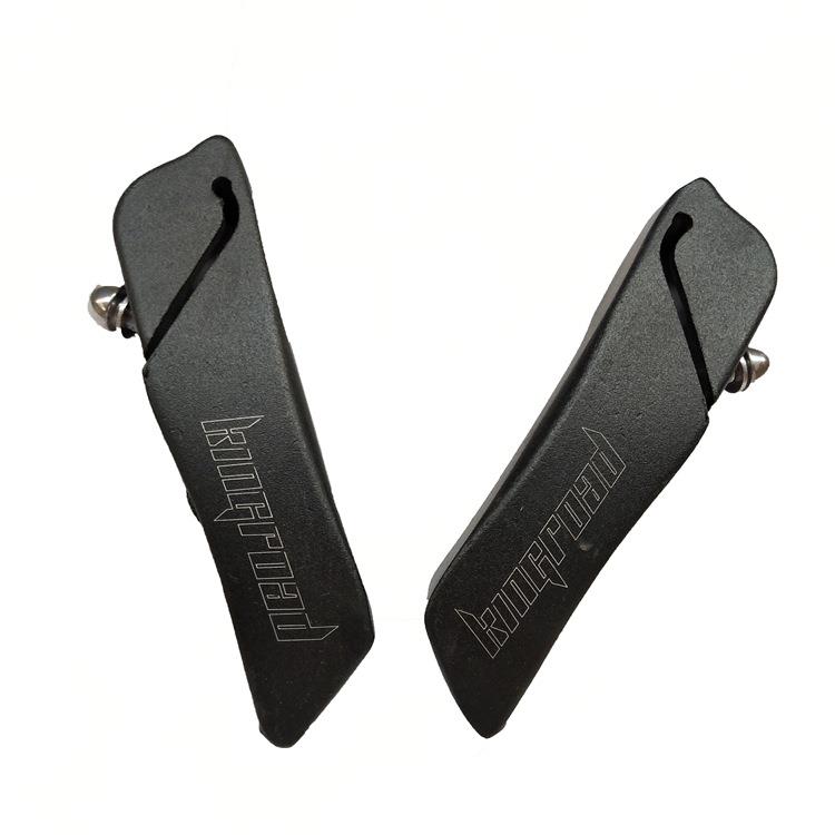 直销新款铝合金自行车副把 山地车付把把手牛角羊角小付把套单车