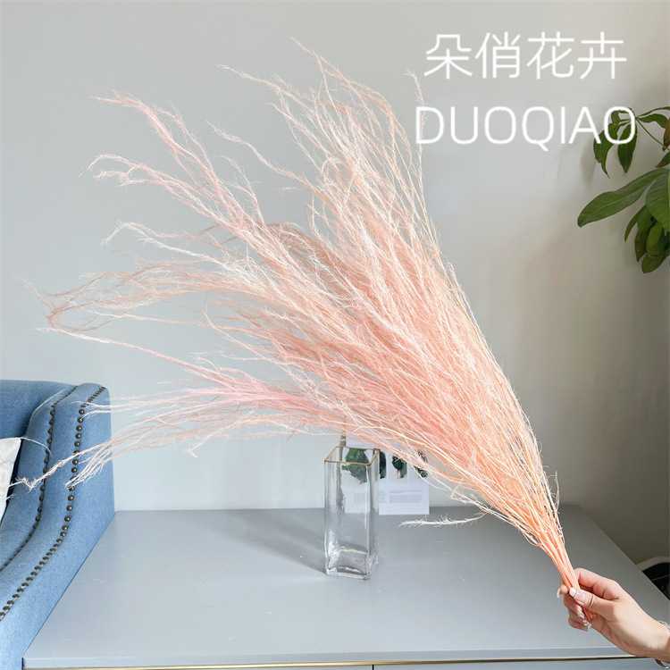 新款直销龙须草永生花白日焰火diy材料包干花家居装饰婚庆梦幻草