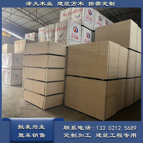 竹胶板建筑工程模板木板工地用2.44米加厚防水多层板材实木覆膜板