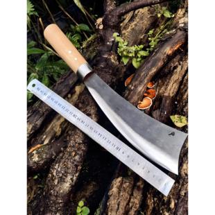 户撒云南纯手工锻打一体柄柴刀砍柴刀砍树刀户外农用排障开路山刀