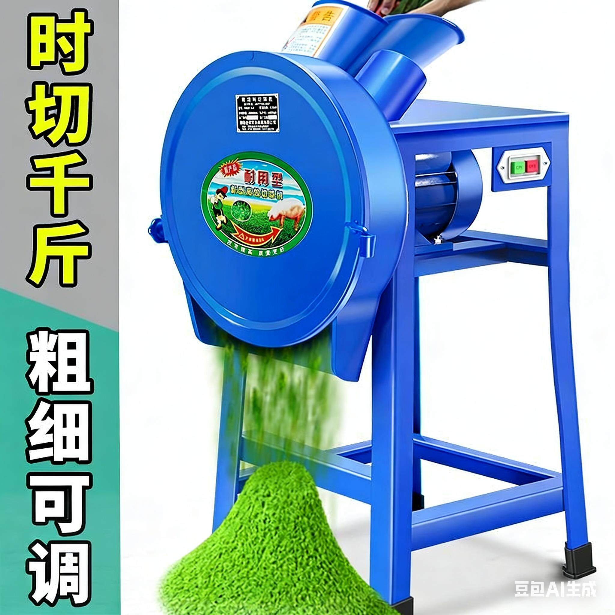 电动铡草机切草机碎草机牛羊养殖小型家用粉碎机打猪草机养殖器械
