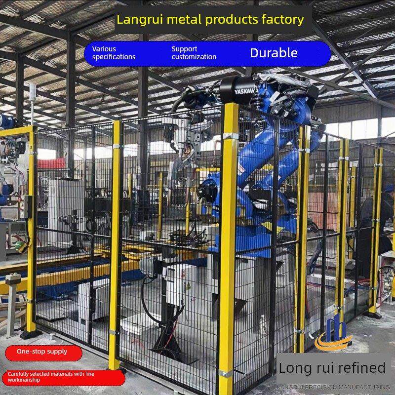 仓库车间隔离网立体库防护栏网工业用安全围网智能设备机器人围栏