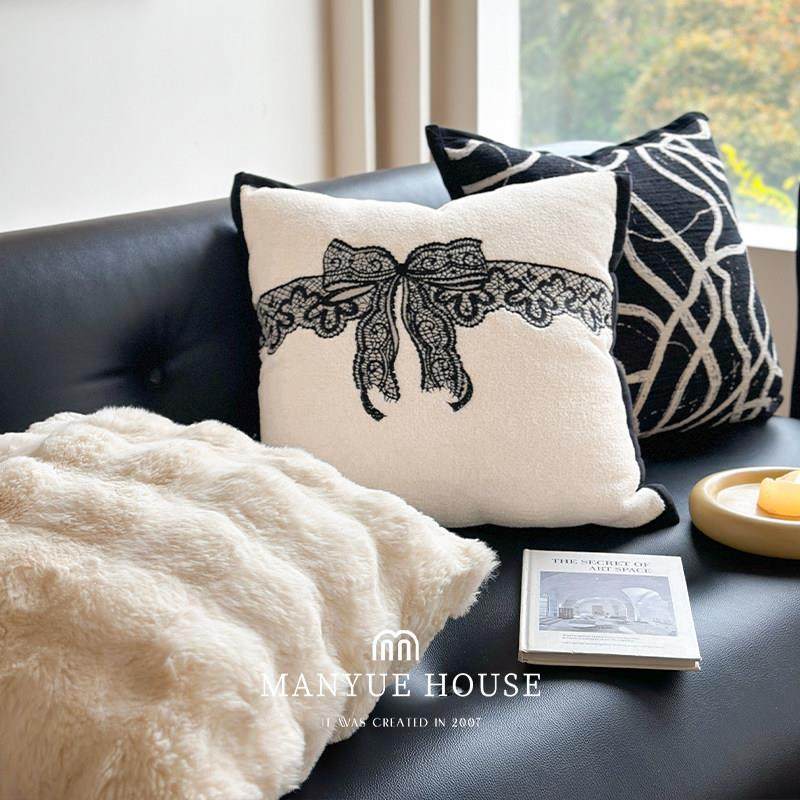 蔓越家 轻奢小香风客厅沙发抱枕靠垫卧室床头靠垫腰枕抱枕套含芯,居家布艺,靠垫/抱枕,淘宝优惠券,粉丝福利购,淘宝优惠卷