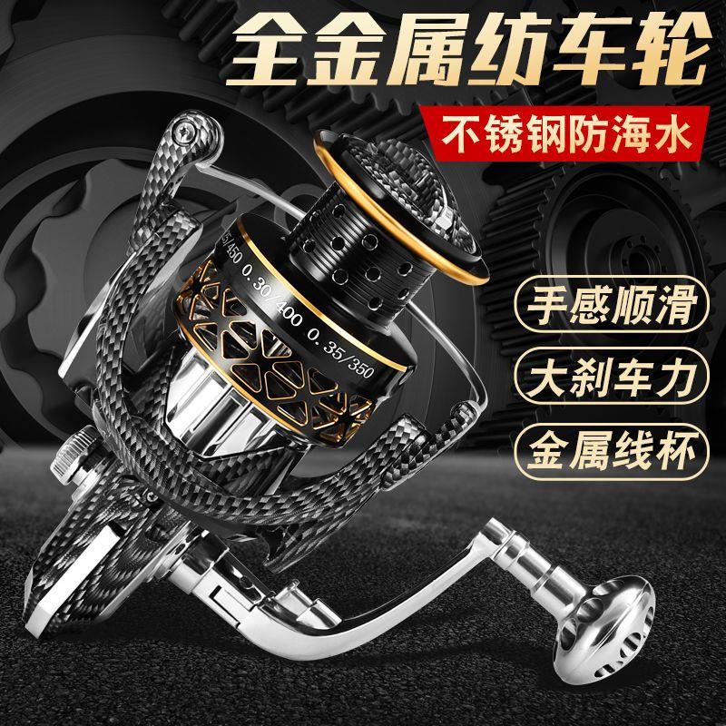 立减十元全金属22轴斜口渔轮鱼线轮钓鱼轮海竿杆轮远投纺车轮鱼轮