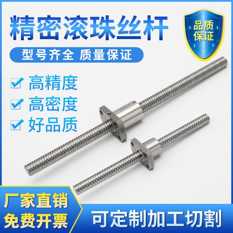 微型滚珠丝杆丝杠SFK0601 0801 0802 1002 1004 1202小导程丝杆