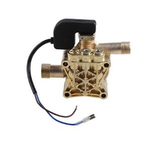 金色镀铜泵头总成清洗机配件通用微动开关自停泵盖泵体洗车机黑猫