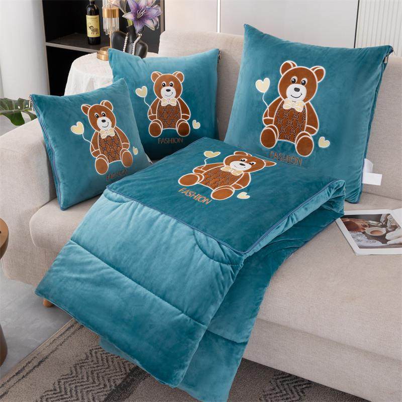 多功能二合一抱枕被子两用婴儿绒高端布贴绣保暖加厚午睡毯靠枕冬,居家布艺,抱枕被,淘宝优惠券,粉丝福利购,淘宝优惠卷