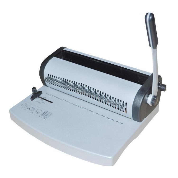 34全抽刀正方形孔DS-T619(P3:1)铁圈装订机台历挂历打孔装订机