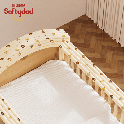 婴儿床防撞条围栏防护条软包边婴儿环保防撞缓冲围栏可啃咬床边条