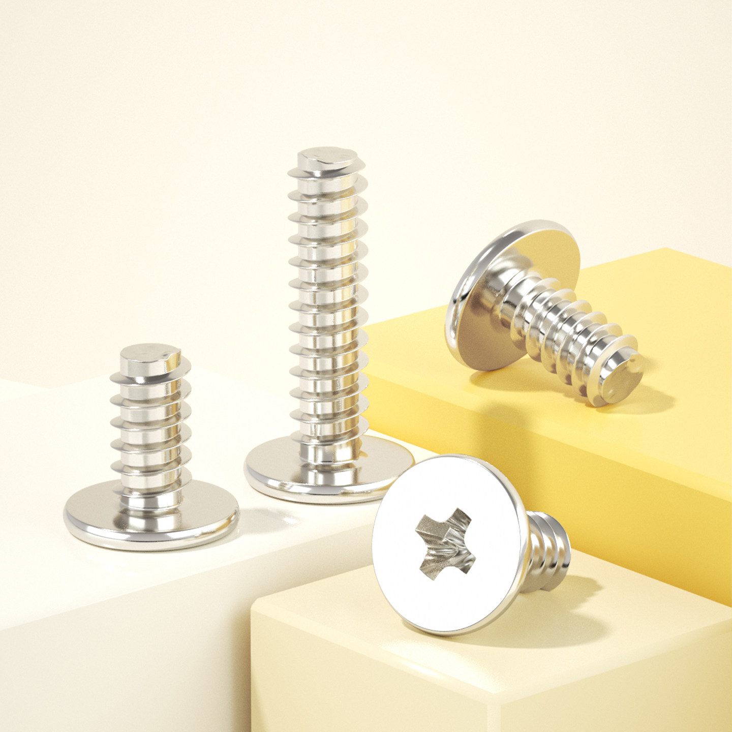 固万基铁镀镍十字CB扁平头平尾自攻螺丝钉薄头大平头螺钉M1.2-M3,五金/工具,螺钉,淘宝优惠券,粉丝福利购,淘宝优惠卷