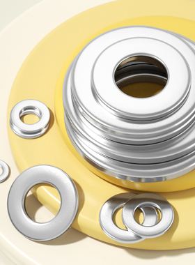 304不锈钢垫片圆形加大加厚金属螺丝平垫圈超薄华司介子M1-M30