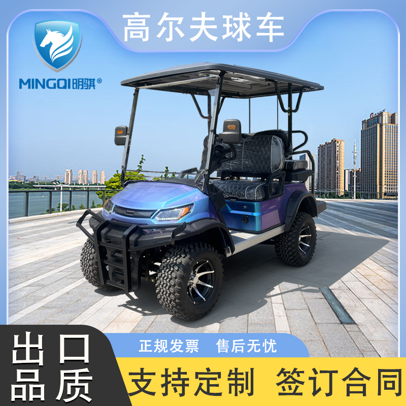 2-8座电动高尔夫球车校园物业保安电动巡逻车景区旅游电动观光车
