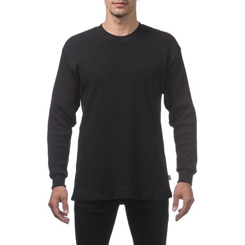 G 17911 Heavyweight Basic Round Neck Long Sleeve T-Shirt 基