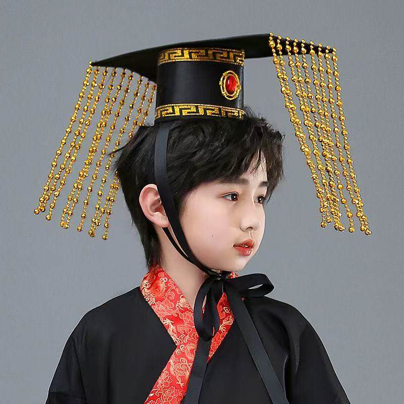 古代皇帝帽子唐朝头冠皇上大汉天子头饰玉皇大帝秦始皇古装状元