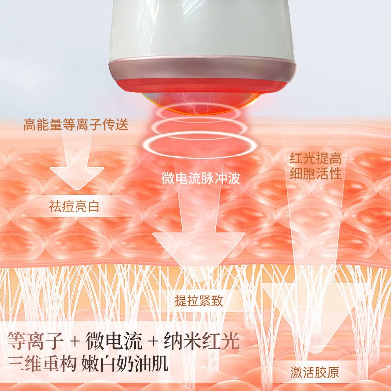 直销等离子祛痘仪淡斑皱美颜嫩肤仪瓷娃娃提拉袪螨家用美容仪器