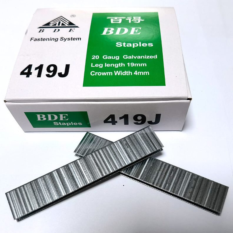 直销BDE百得419J码钉木架钉 工厂410J 413J 422J家具装修气动钉