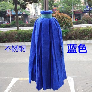 地拖拖布 2YK超细纤维拧水m圆头墩布拖把头普通家用吸水毛巾布老式