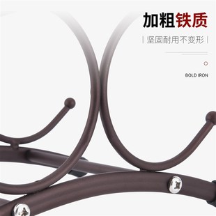 美式 饰摆件家用葡萄酒架子酒.柜展示架子 6瓶红酒架跨境热卖 厨房装
