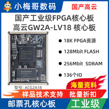 小梅哥国产高云GW2A18 FPGA开发板邮票孔工业级核心板 ACGW2A18