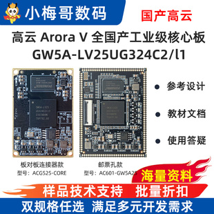 小梅哥国产高云FPGA开发板DDR3 MIPI AroraV晨熙工业级核心板GW5A