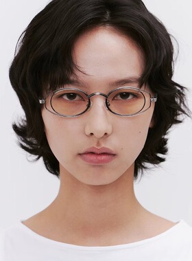 ASITA 复古金属细框异形双框Y2K近视眼镜防蓝光男女同款 TUMULUS