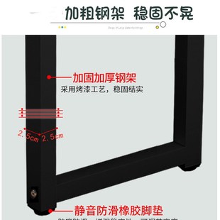 90学习写字小桌子 书桌80cm100高2米75 1.2 定制 1.5电脑桌1.8