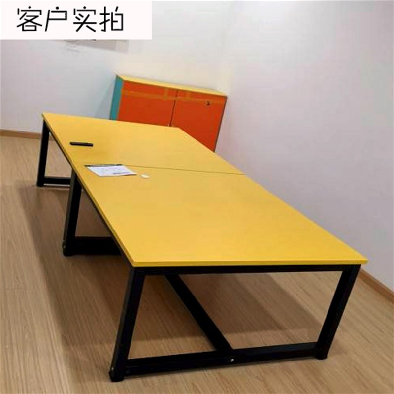 彩色儿童绘画美术桌幼儿园课桌椅小学生画室手工书法辅导班培训桌