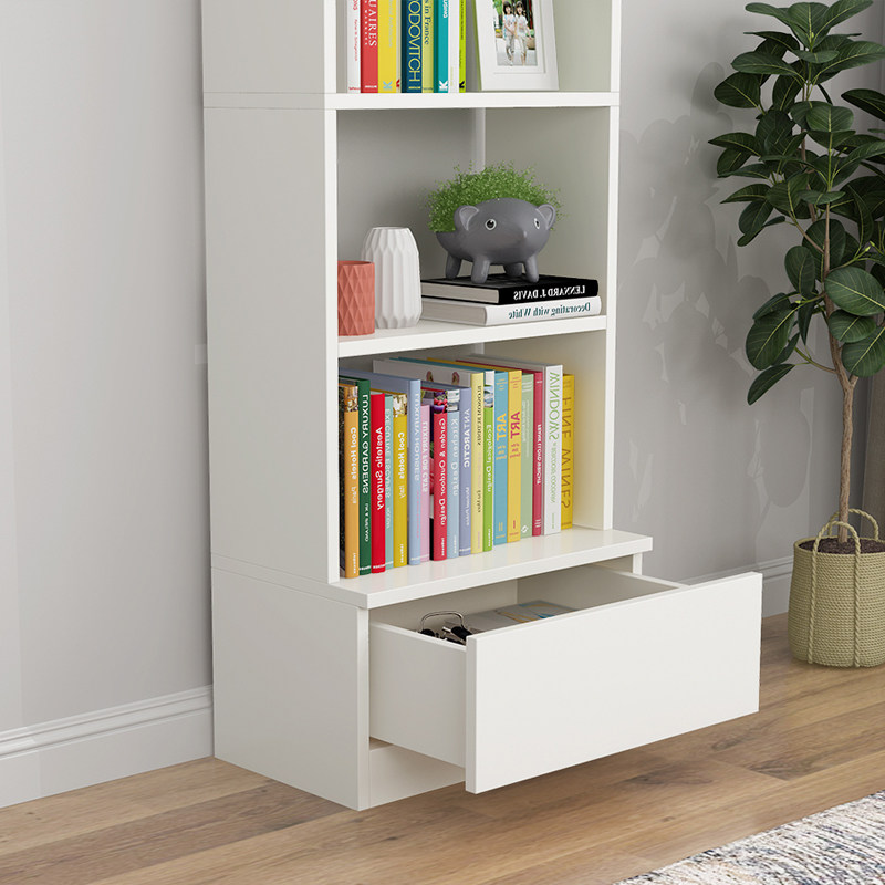 书架落地置物架客厅北欧简约家用小型置物柜子卧室收纳架简易书柜,住宅家具,书架,淘宝优惠券,粉丝福利购,淘宝优惠卷