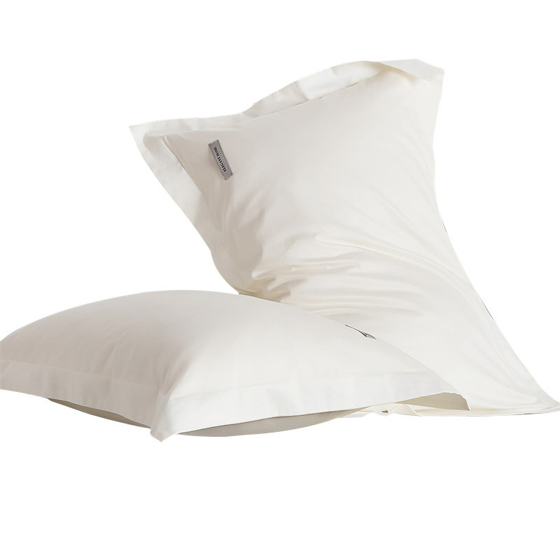 酒店100支长绒棉纯棉枕头套48cmx74cm一对装全棉高级感