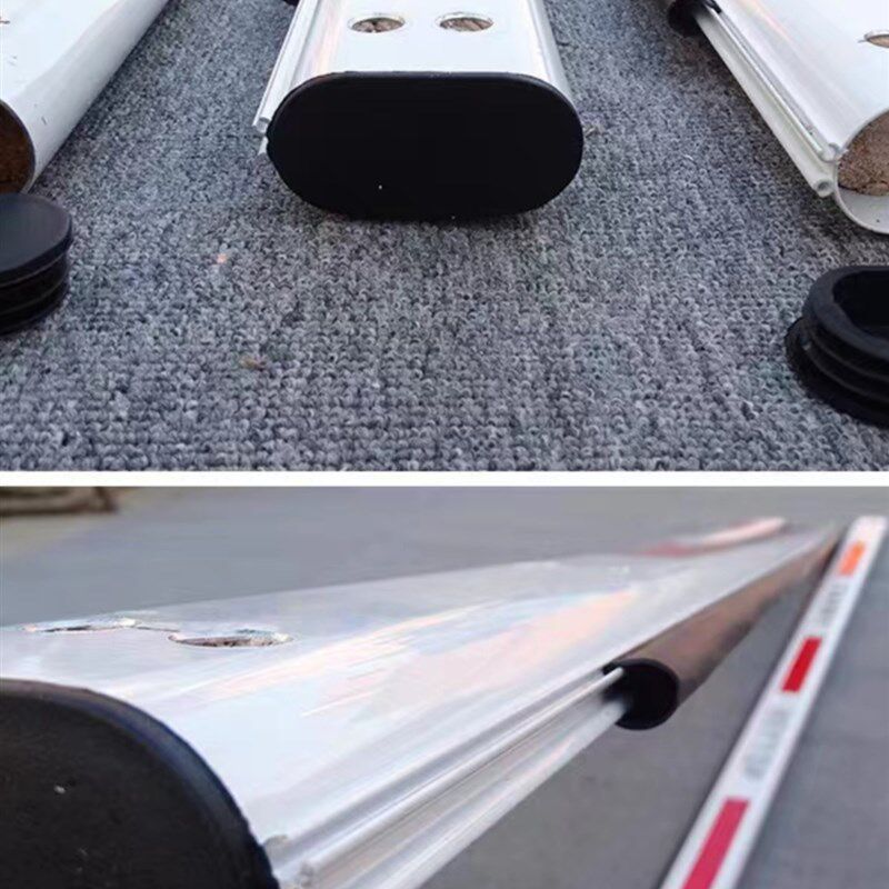 科拓道闸杆停车场栏杆85*40科拓免取卡椭圆八角泡沫杆小区门岗杆