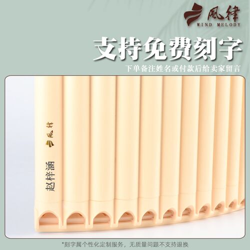 风律26管排箫易学排笛初学者小学生教学成人儿童入门弧形专业演奏