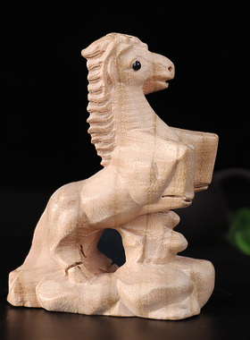 桃木十二生肖属相12摆件鼠牛虎兔龙蛇马羊猴鸡狗猪桌面装饰手把件