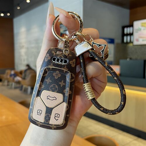 奥迪A4L钥匙套2024新款A6L高级Q5L女士高档q2q3q4q6q7车a5a3a8扣